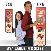 Officially Licensed NFL Tampa Bay Buccaneers 3D Stadium Banner