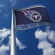 Officially Licensed NFL Tennessee Titans Personalized Banner Flag