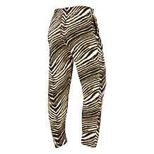 Officially Licensed NFL Unisex Pull-On Zebra-Print Knit Pant by Zubaz