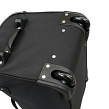 Officially Licensed NFL Washington Commanders 22" Wheeled Duffel Bag