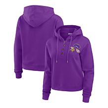 Officially Licensed NFL Wear by Erin Andrews Hooded Waffle Top