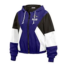 Officially Licensed NFL Wear Color Block Windbreaker Jacket