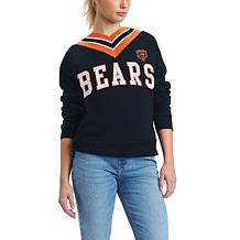 Zubaz NFL Men's Chicago Bears Solid Team Hoodie With Camo Lined