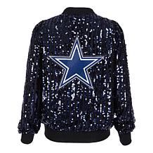 Officially Licensed NFL Women's Sequin Jacket from Fabgating by Cucé