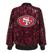 Officially Licensed NFL Women's Sequin Jacket from Fabgating by Cucé