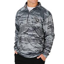 Zubaz NFL Mens Team Color Hoodie with Team Camo Liner