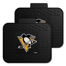 Officially Licensed NHL Heavy Duty Car Mat Set - Pittsburgh Penguins