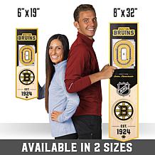 Officially Licensed NHL 6" x 19" 3D Stadium Banner - Boston Bruins