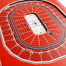 Officially Licensed NHL Joe Louis Detroit Red Wings 3D Stadium Banner