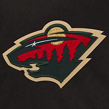 Officially Licensed NHL Minnesota Wild Fleece & Nylon Jacket