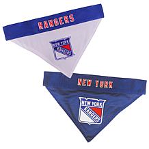 Officially Licensed NHL PetsFirst New York Rangers Reversible Bandana