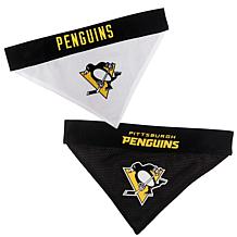Officially Licensed NHL PetsFirst Pittsburg Penguins Reverse Bandana