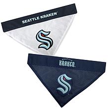 Officially Licensed NHL PetsFirst Seattle Kraken Reversible Bandana
