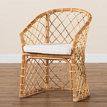 Orchard Natural Rattan Dining Chair with Cushion