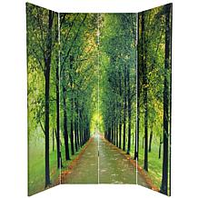 Oriental Furniture Path of Life 4-Panel Room Divider