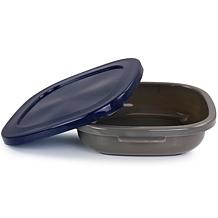 Oster Flat Bluemarine 3-Piece Grater and Container Set in Navy