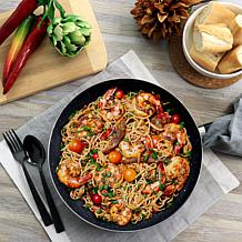 Oster Luneta 11.5" Aluminum Nonstick Frying Pan in Blue