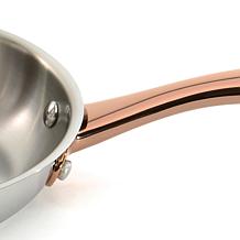 Ouro Gold 18/10 SS 9.5" Deep Skillet with Glass Lid 3.1qt.