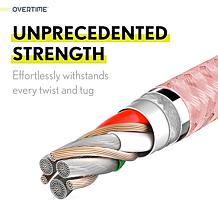 Overtime Apple MFi-Certified 10' Lightning to USB Cable 2-pack