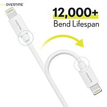 Overtime Apple MFi-Certified 6' & 10' Lightning to USB Cables