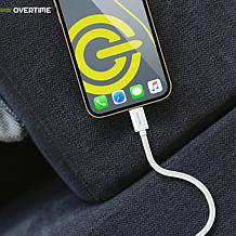 Overtime Apple MFi-Certified 6' Braided Lightning to USB-C Cable 2-pk