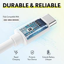 Overtime iPhone 15/Android 20W Charging Bundle w/ 6ft USBC Cable