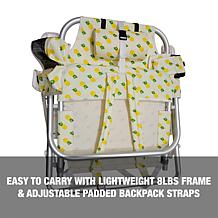 Paradise by Bliss Deluxe Outdoor Folding Chair with Accessories