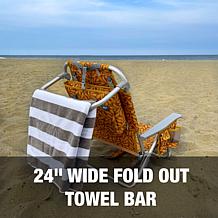 Paradise by Bliss Deluxe Outdoor Folding Chair with Accessories