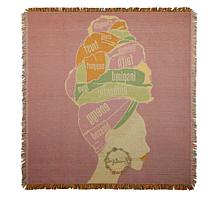 Pardon My Fro Woven Tapestry Throw Blanket