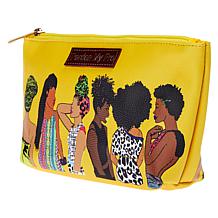 Pardon My Fro Yellow Cosmetic Bag