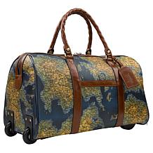 Patricia Nash Avola Trolley Rolling Duffel Bag