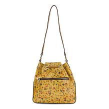 Patricia Nash Belamy Leather Drawstring Bucket Bag