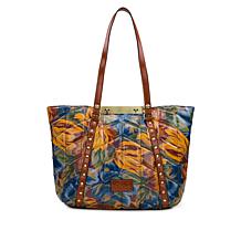 Patricia Nash Benvenuto Tote-Quilted Marigold Harvest Leather
