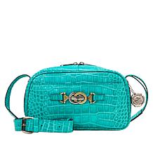 Patricia Nash Cerrisi Oval Leather Crossbody Bag