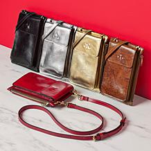 Patricia Nash Chiavella Leather Phone Crossbody Wallet