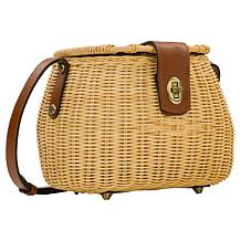 Patricia Nash Duronia Basket Crossbody Bag with Scarf