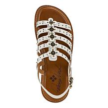 Patricia Nash Erba Floral Caged Leather Sandal