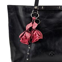 Patricia Nash Laced Rose Leather Bag Charm 