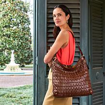 Patricia Nash Lyana Leather Slouchy Shoulder Bag