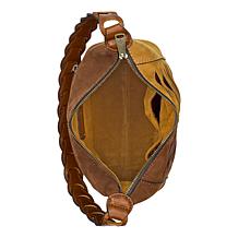 Patricia Nash Milo Twisted Braid Leather Shoulder Bag