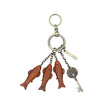 Patricia Nash Nordic Fish Wooden Handbag Charm