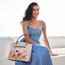 Patricia Nash Poppy Leather Tote