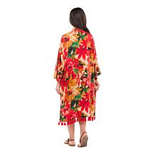 Patricia Nash Ruana with Tassels