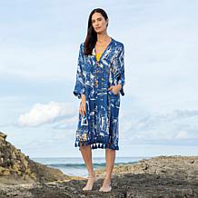 Patricia Nash Ruana with Tassels