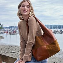 Patricia Nash Toni Suede and Leather Small Tote