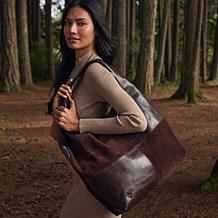 Patricia Nash Tove Suede and Leather Tote