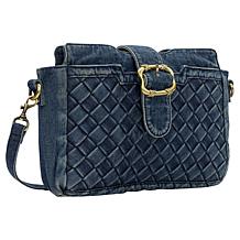 Patricia Nash Vernetta Woven Denim Crossbody