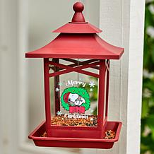 Peanuts Holiday Functional Bird Feeder 