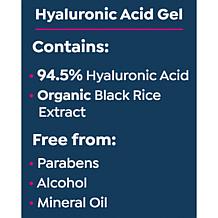 Perlier Megasize Black Rice Hyaluronic Acid Gel