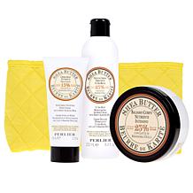 Perlier Mother's Day 3-piece Shea Butter Almond Bath and Body Kit